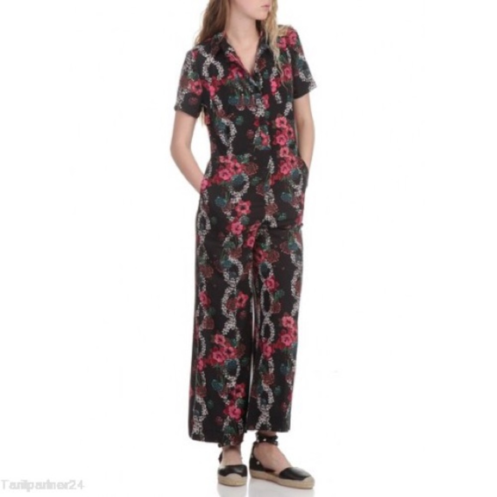 Sandro Floral Jumpsuit